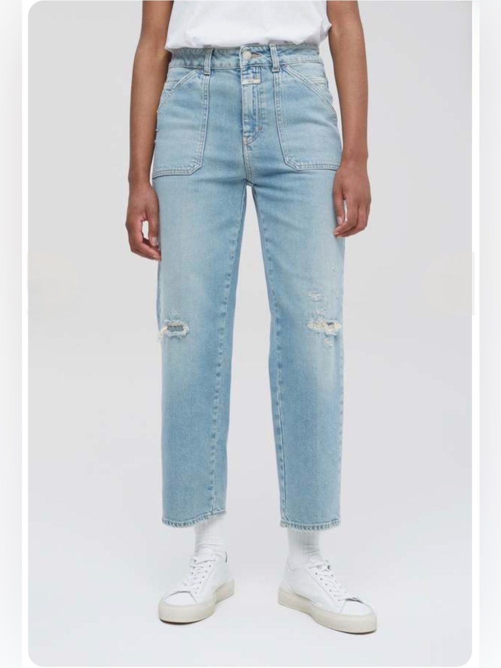 CLOSED Abe Organic Cotton Hand Made in Italy Jean in Mid Blue